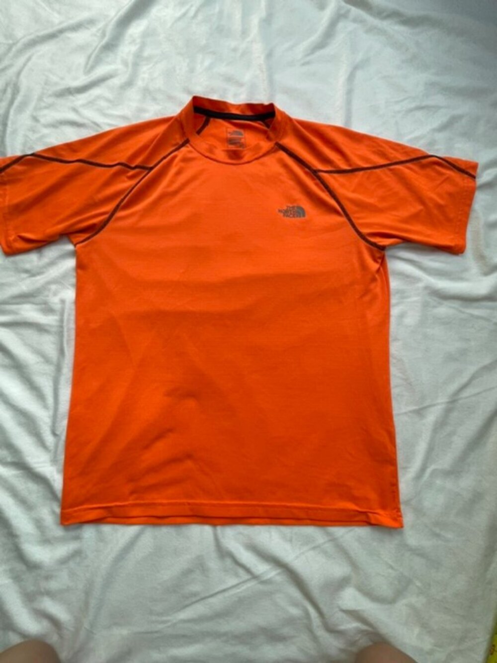 The North Face Men's Flash Dry Activewear Tops, Orange, Size S